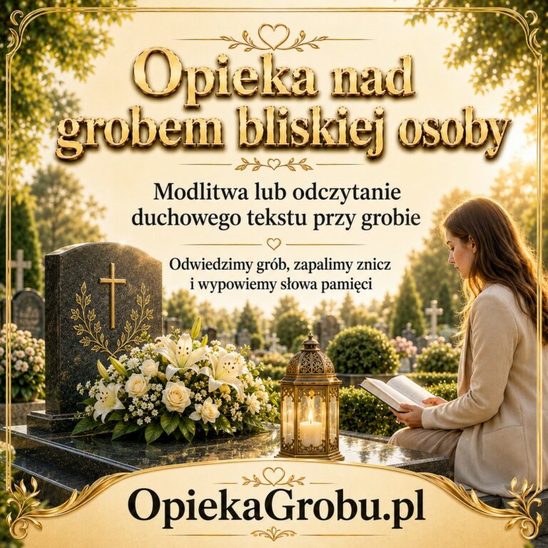 Modlitwa przy grobie — jak może wyglądać wizyta w imieniu rodziny?