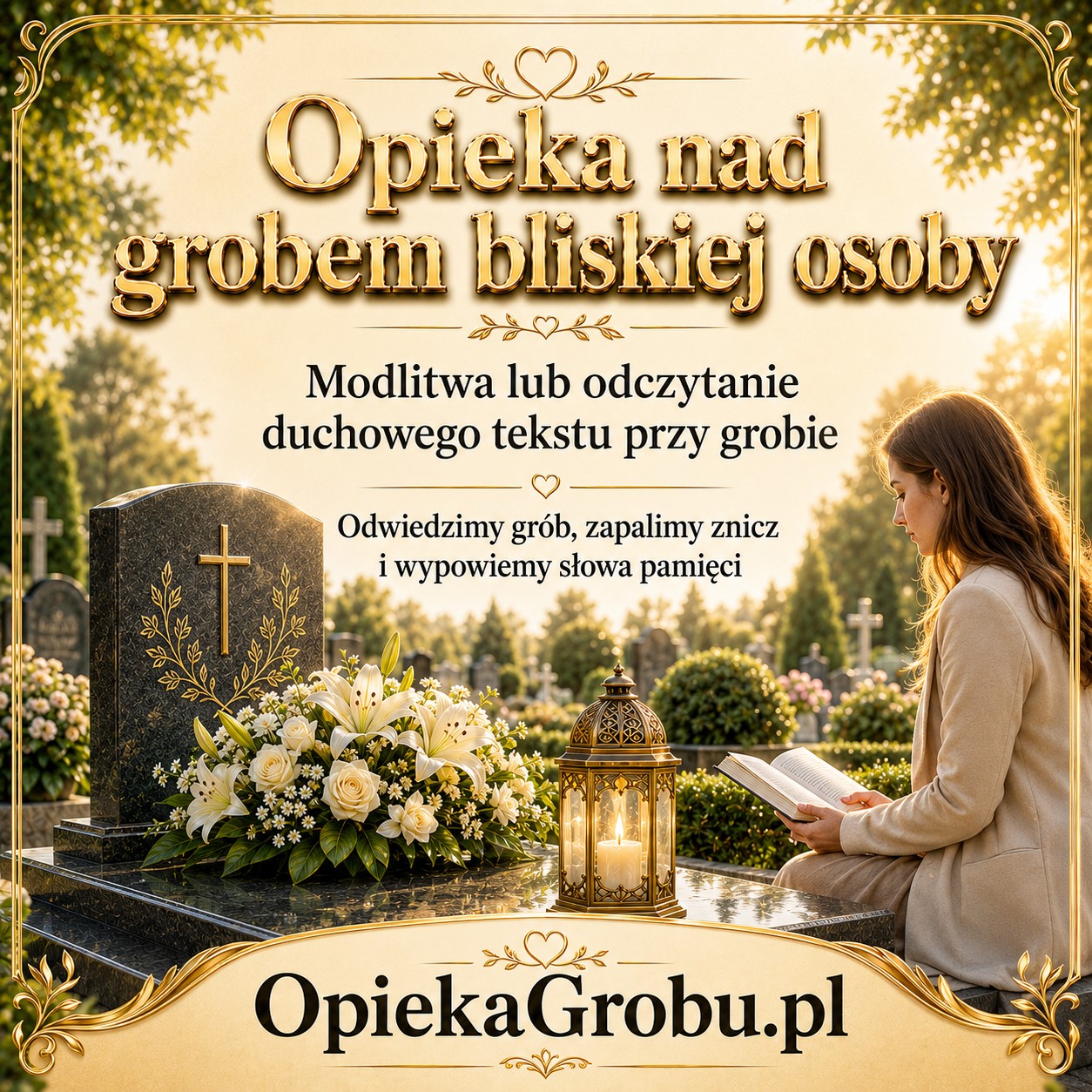 Opieka nad grobem. Modlitwa