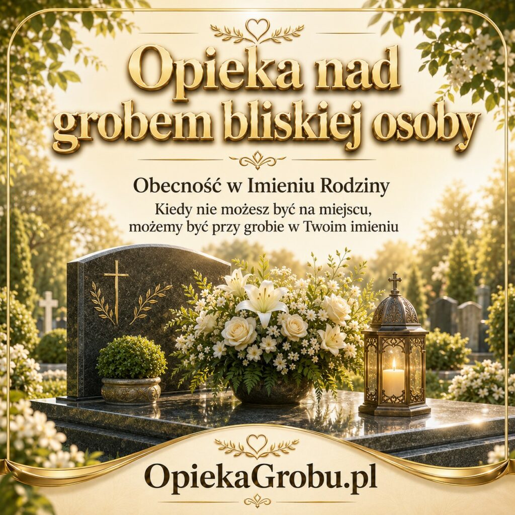 Opieka nad grobem. Obecność w imieniu rodziny
