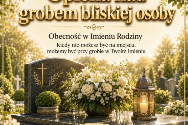 Opieka nad grobem. Obecność w imieniu rodziny